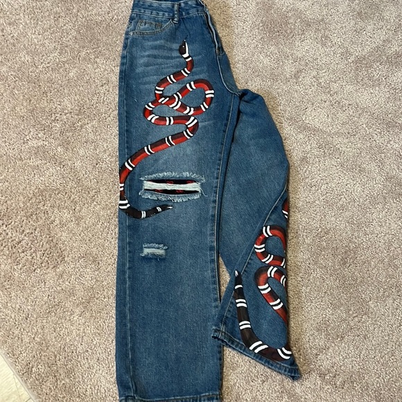 HIGH RISE, KUNDALINI RISING SNAKE, HAND PAINTED - Picture 4 of 10